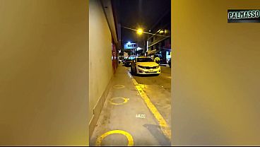 I was waiting for my boyfriend at the grocery store, and a stranger convinced me to record a video. “I hope my boyfriend doesn’t find out I have someone else’s cum in my pussy, because the condom broke!”